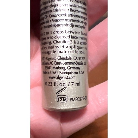 ALGENIST‎ ELEVATE Advanced Retinol Serum & Anti-Aging Repairing Oil Set 0.5 - Picture 10 of 12